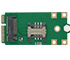 NGFF (M.2) WWAN/LTE/3G/4G/5G to Mini-PCIe module (internal, with SIM-slot)