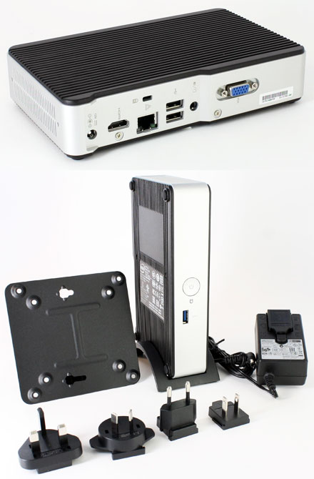 Intel DE3815TYKHE NUC (Intel Atom E3815 CPU 1.46Ghz, HDMI, VGA, 4GB eMMC, 2.5" HDD/SSD support) <b>[FANLESS]</b>