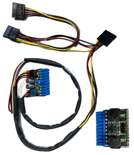 M3-ATX-HV 6-34V DC/DC (120 Watt) 3x SATA Stromanschluss, offene Litze [<b>SONDERPOSTEN</b>]