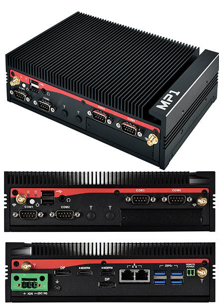 Mitac MP1-11TGS-1185G7E (Intel i7-1185G7E, 2x LAN, 4x RS232) <b>[FANLESS]</b>