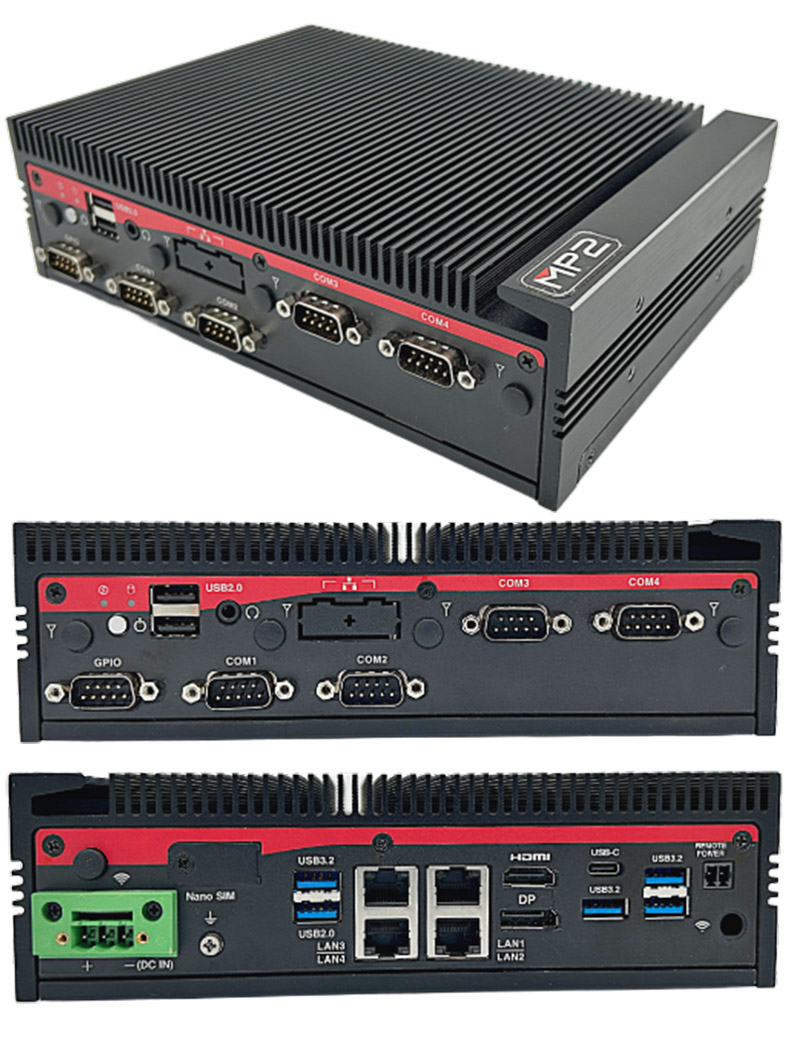 Mitac MP2-10MTS-125U (Intel Meteor Lake-U, Ultra 5 125U, 4x LAN, 5x RS232) <b>[FANLESS]</b>