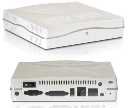 Morex 1610 Gehuse (fr Intel D945GSEJT Half-Height ITX) [Weiss] (Mindestbestellmenge : 100 St.)